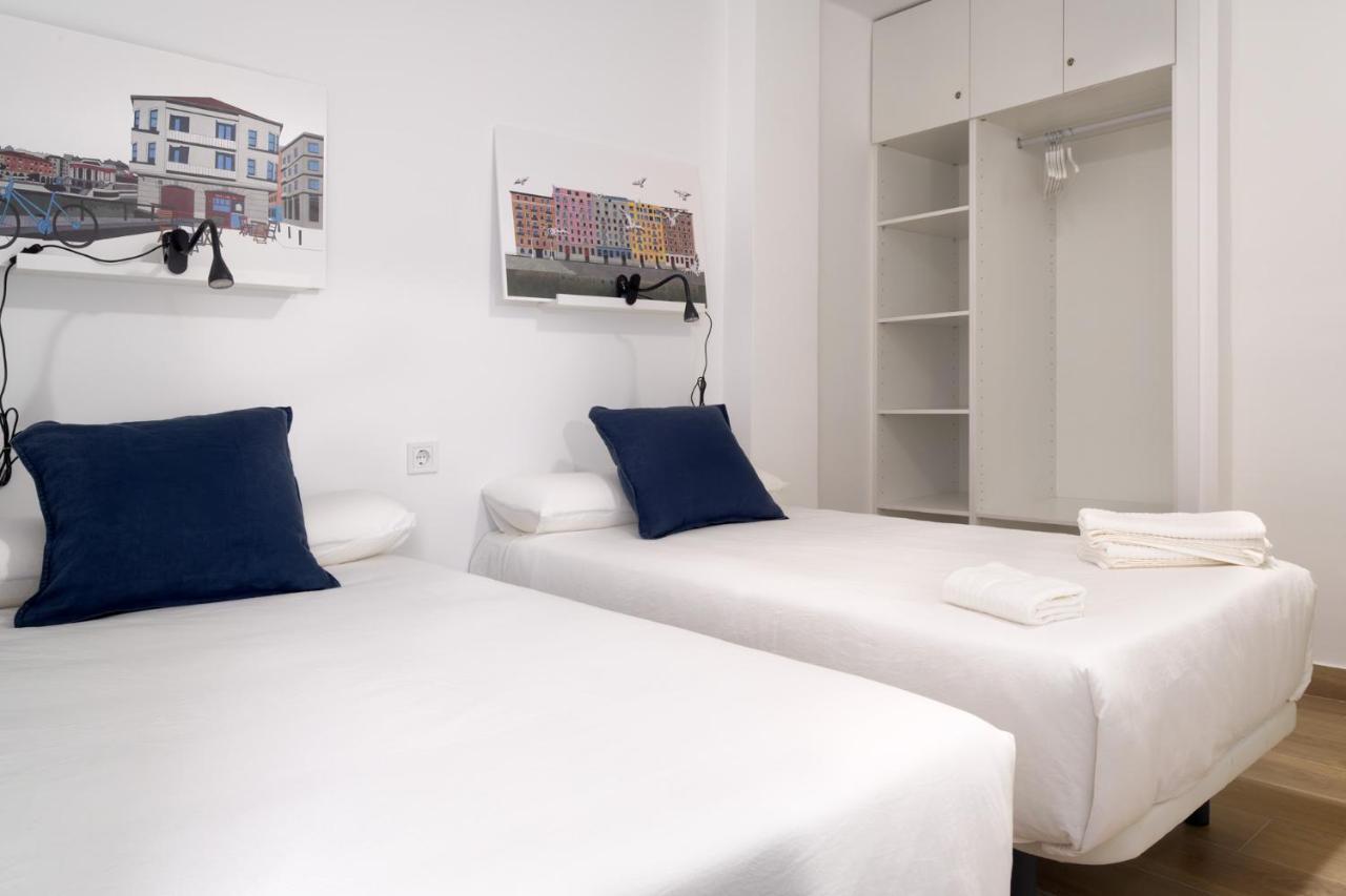 Appartamento 3 Hab Dobles, 2 Banos, Ac, Junto Al Casco Viejo Ol Bilbao Esterno foto