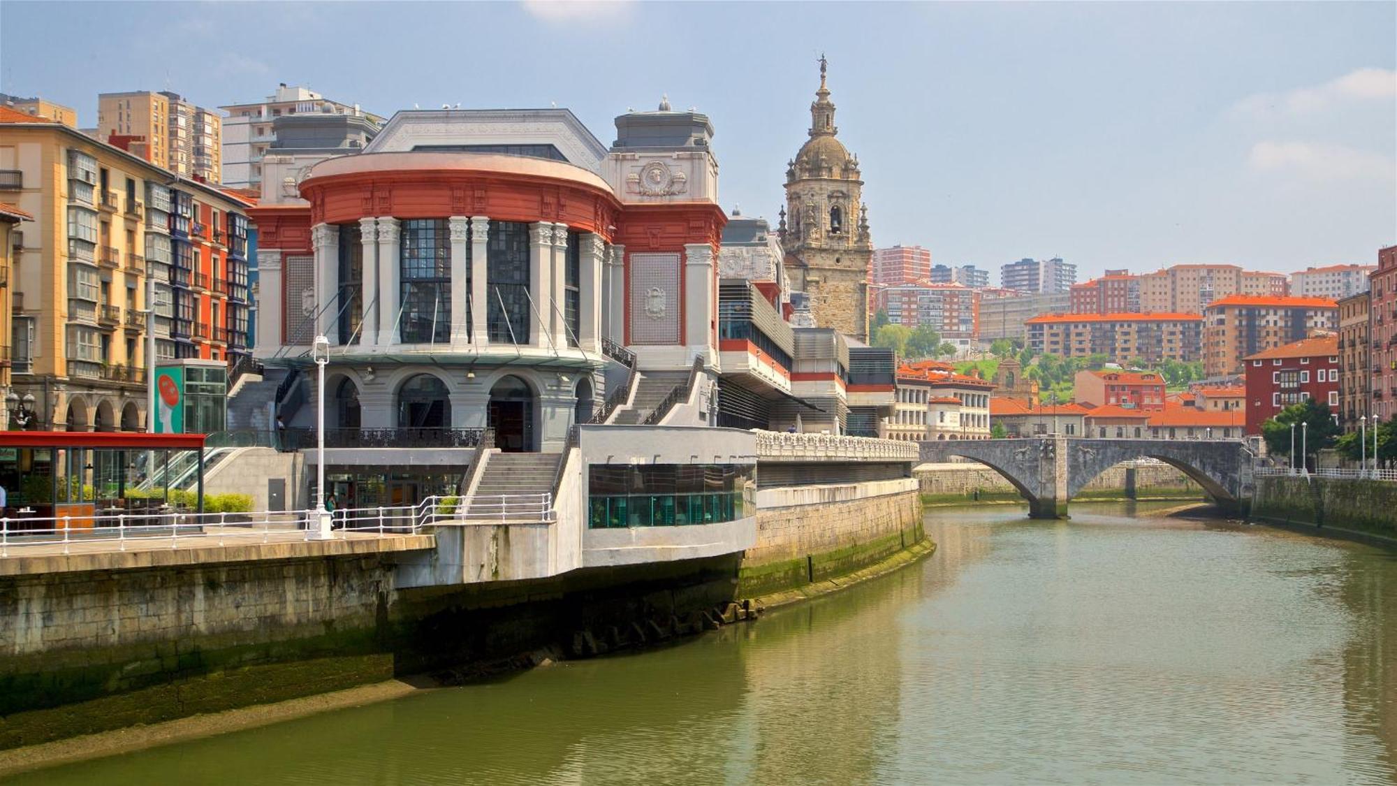Appartamento 3 Hab Dobles, 2 Banos, Ac, Junto Al Casco Viejo Ol Bilbao Esterno foto